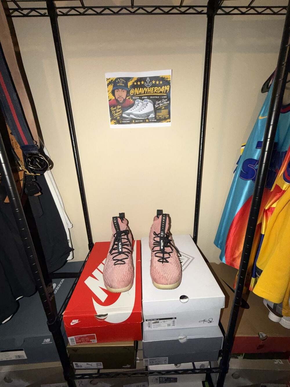 Nike LeBron 15 Hollywood Rust Pink Size 13